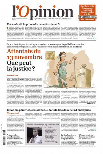 L’Opinion - 8 Septembre2021