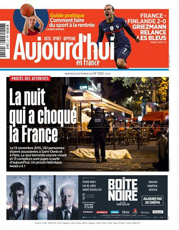 Aujourd’hui en France - 8 Septembre 2021