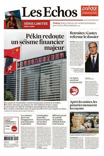 Les Echos du Jeudi 9 Septembre 2021