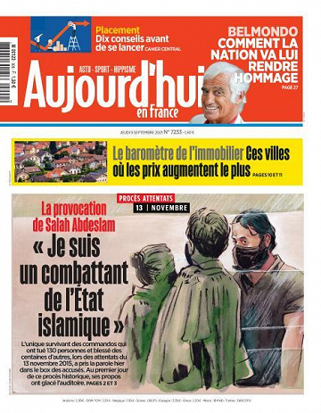 Aujourd’hui en France - 9 Septembre 2021