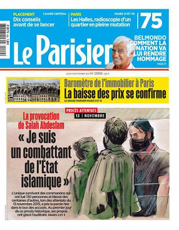 Le Parisien du Jeudi 9 Septembre 2021