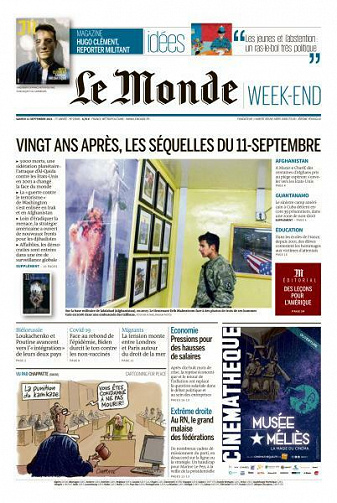 Le Monde du Samedi 11 Septembre 2021