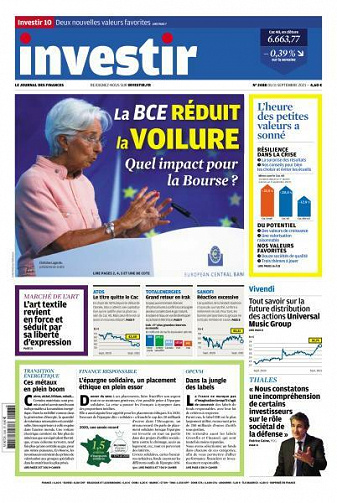 Investir - 11 Septembre 2021