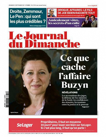 Le Journal du Dimanche - 12 Septembre 2021