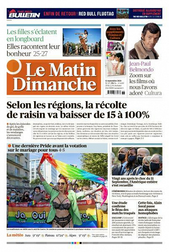 Le Matin Dimanche - 12 Septembre 2021