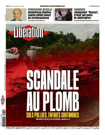 Libération du Mercredi 15 Septembre 2021