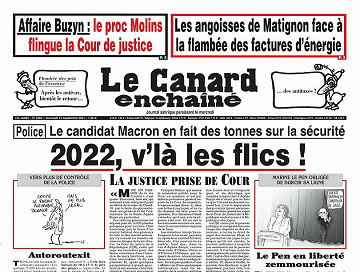 Le Canard enchaîné - 15 Septembre 2021