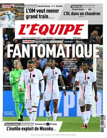 L’equipe du Jeudi 16 Septembre 2021