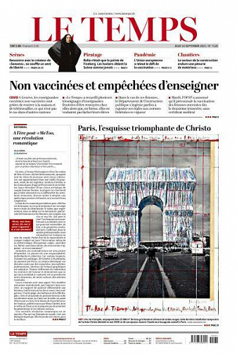 Le Temps - 16 Septembre 2021