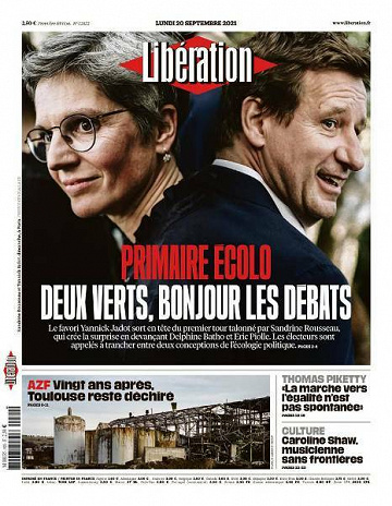 Libération du Lundi 20 Septembre 2021