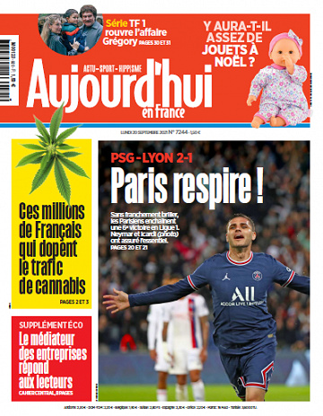 Aujourd’hui en France - 20 Septembre 2021