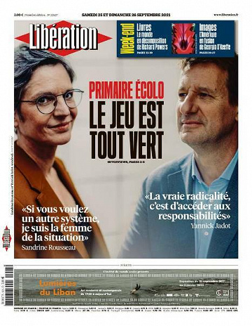 Libération du Samedi 25 et Dimanche 26 Septembre 2021