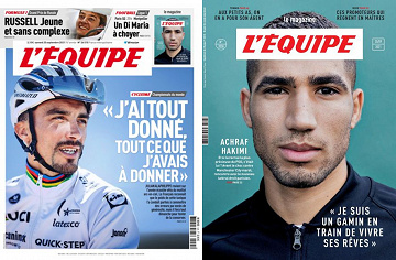 Pack L’Equipe + L’Equipe Magazine - Samedi 25 Septembre 2021