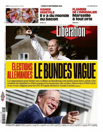 Libération du Lundi 27 Septembre 2021