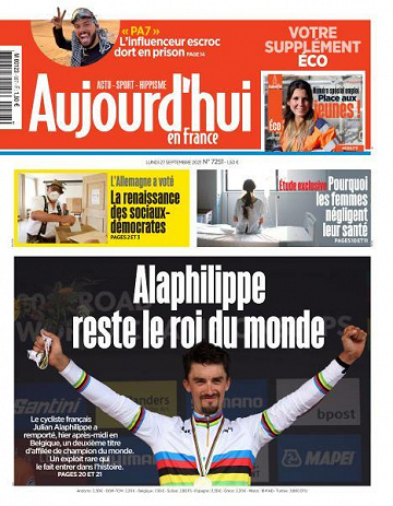 Aujourd’hui en France - 27 Septembre 2021