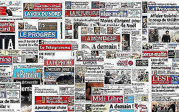 Pack Journaux francais du Lundi 27 Septembre 2021
