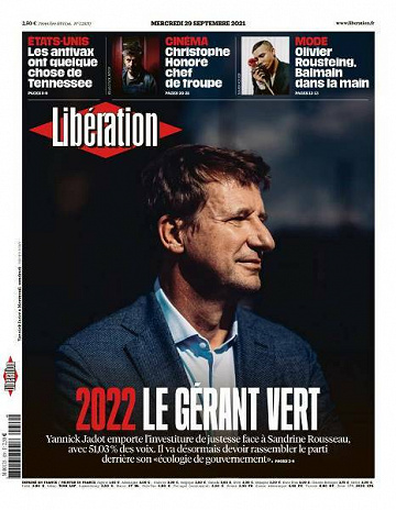 Libération du Mercredi 29 Septembre 2021