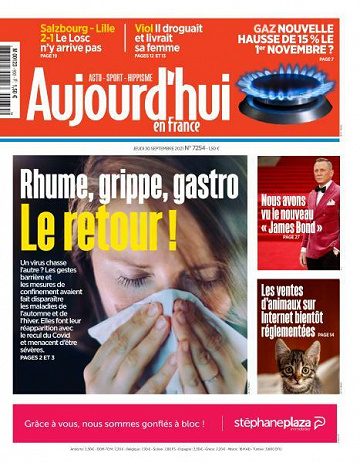 Aujourd’hui en France - 30 Septembre 2021
