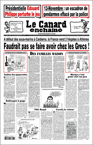 Le Canard Enchaine N°5264 Du Mercredi 29 Septembre 2021