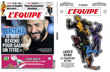 Pack L’Equipe + L’Equipe Magazine - Samedi 2 Octobre 2021