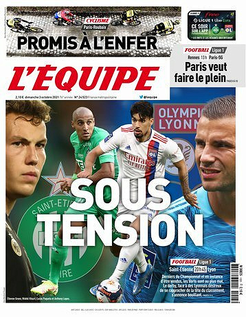 L’equipe du Dimanche 3 Octobre 2021