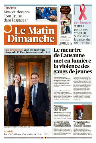 Le Matin Dimanche - 3 Octobre 2021