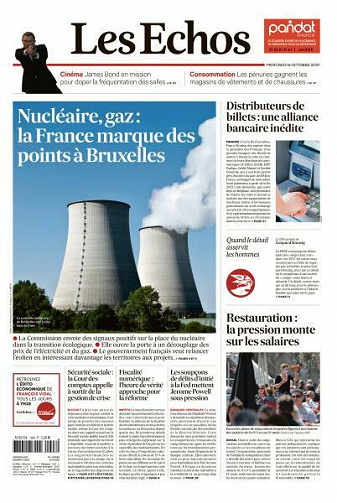 Les Echos du Mercredi 6 Octobre 2021