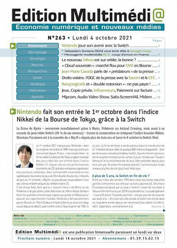 Édition Multimédia - 4 Octobre 2021