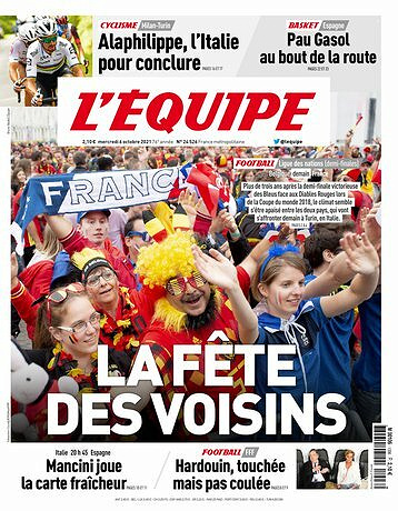 L’equipe du Mercredi 6 Octobre 2021