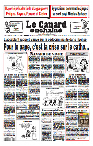 Le Canard enchaîné du mercredi 06 Octobre 2021