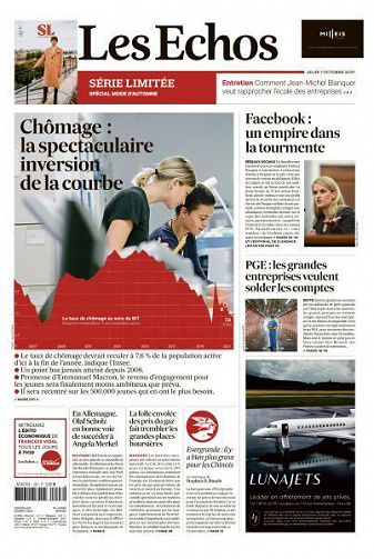 Les Echos du Jeudi 7 Octobre 2021