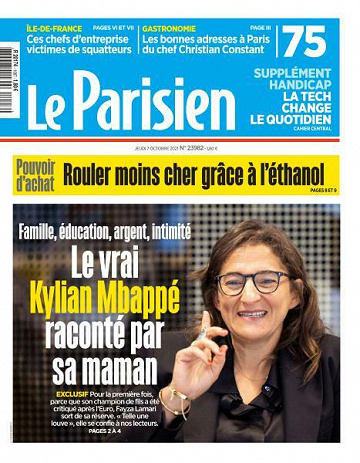 Le Parisien du Jeudi 7 Octobre 2021