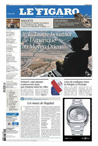 Le Figaro du amedi 9 et Dimanche 10 Octobre 2021