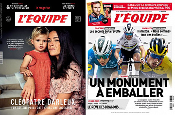 Pack L’Equipe + L’Equipe Magazine - Samedi 9 Octobre 2021