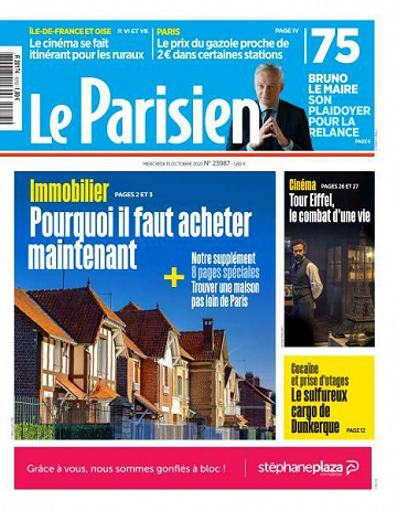 Le Parisien du Mercredi 13 Octobre 2021
