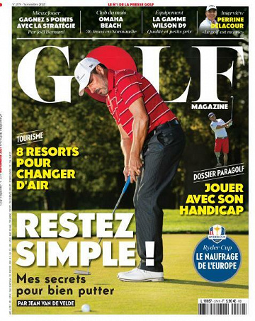 Golf Magazine France - Novembre 2021