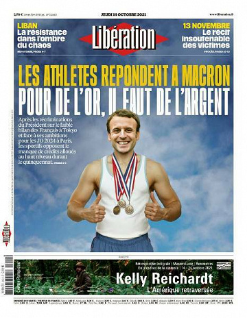 Libération du Jeudi 14 Octobre 2021