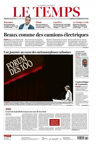 Le Temps - 15 Oktober 2021
