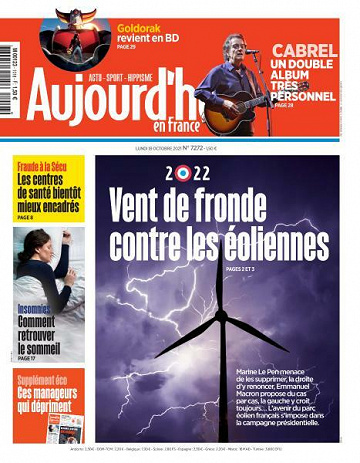 Aujourd’hui en France - 18 Octobre 2021