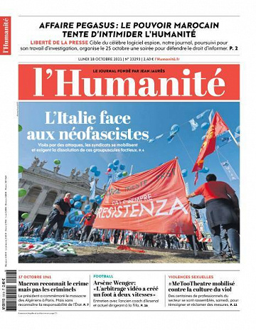 L’Humanite - 18 Octobre 2021