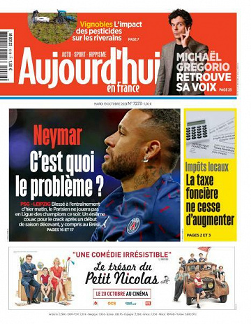 Aujourd’hui en France - 19 Octobre 2021