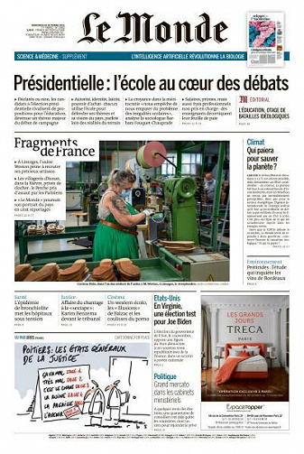 Le Monde du Mercredi 20 Octobre 2021