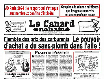Le Canard enchaîné - 20 Octobre 2021