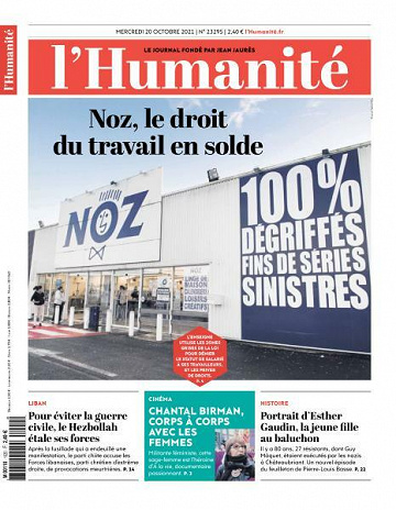 L’Humanite - 20 Octobre 2021