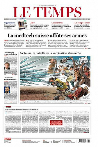 Le Temps - 20 Octobre 2021
