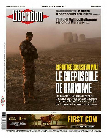 Libération du Vendredi 22 Octobre 2021