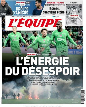 L’equipe du Samedi 23 Octobre 2021