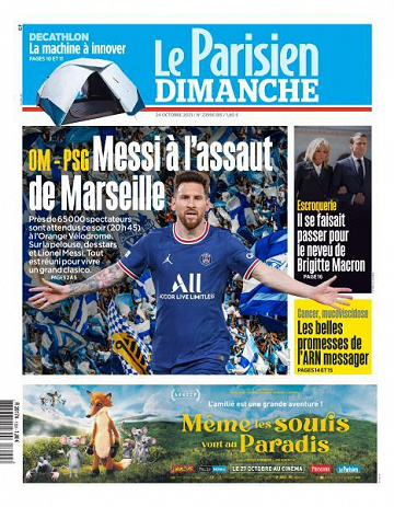 Le Parisien du Dimanche 24 Octobre 2021