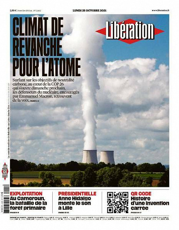 Libération du Lundi 25 Octobre 2021