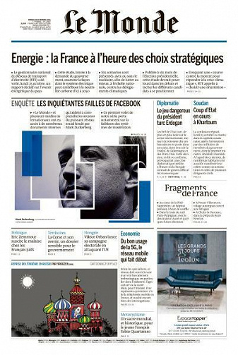 Le Monde du Mardi 26 Octobre 2021